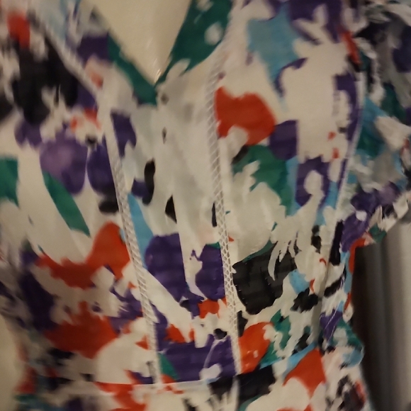 Tanya Taylor Rhett Silk Floral Mini Dress Size 8 - Picture 8 of 10